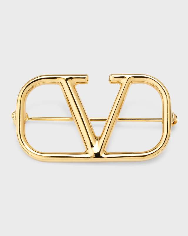 VLogo Brooch
